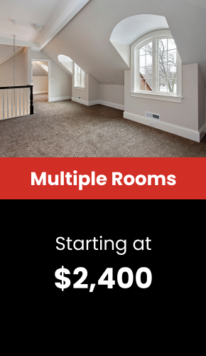 a room with a staircase and a staircase